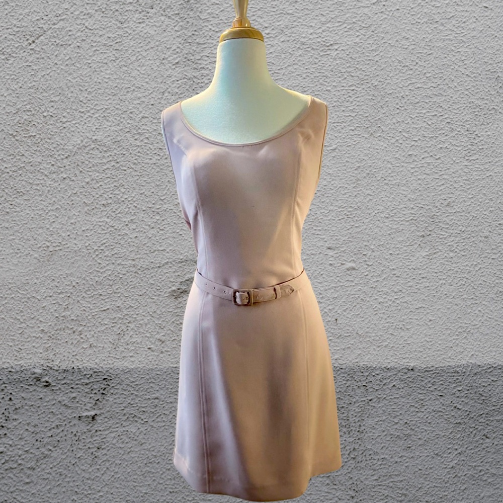 Business Casual dress pale pink
